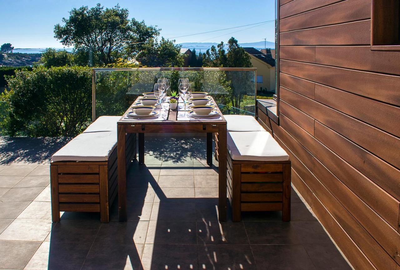Casa Feitina: Vistas Al Mar, Moderna Y Funcional Villa Isla de Arosa Luaran gambar